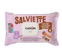 Salviette Detergenti per cani e gatti Maxi Formato da 110 pezzi Camon Latte e miele - 1° ORDINE? scegli lo sconto BZR5 / BZR20 + 200 punti fedeltà