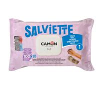Salviette Detergenti per cani e gatti Maxi Formato da 110 pezzi Camon Talco - 1° ORDINE? scegli lo sconto BZR5 / BZR20 + 200 punti fedeltà