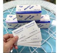 Salviette detergenti portatili con alcol al 75% confezionate singolarmente, adatte per telefoni cellulari, stoviglie, corrimano pubblici, chiodi, servizi igienici