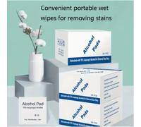 Salviette detergenti portatili con alcol al 75% confezionate singolarmente, adatte per telefoni cellulari, stoviglie, corrimano pubblici, chiodi, servizi igienici