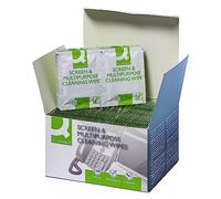 Salviette di pulizia multiuso Q-Connect senza alcool conf. da 60 bustine singole - KF04503A