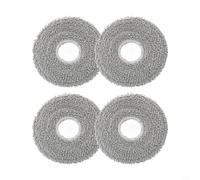 Salviette di ricambio per robot aspirapolvere Cecotec 11090 Spin, grigio panno in microfibra lavabile accessorio per pulizia efficiente dei pavimenti, 4 pezzi (4 pezzi)