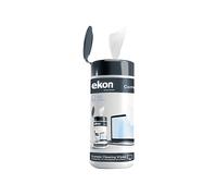 Ekon Salviette per Monitor, Laptop, Fotocamere, Videocamere, MacBook, TV, Smart TV, Smartphone, Tablet, confezione da 100, Monouso