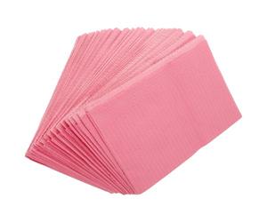 Salviette Igieniche Monouso per Tatuaggio e Manicure, 20 Pezzi Rosa | Pasta di Legno, Pulizia Rapida e Smaltimento Semplice, Uso Versatile Sul Tavolo, Riduce il Rischio di Contaminazione Crociata