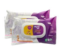 Salviette Imbevute Junior Clean, Detergono con Dolcezza, Lasciando la Pelle Morbida, Idratata e Leggermente Profumata, Confezione da 20 Salviettine (Salviette (2 Unità))
