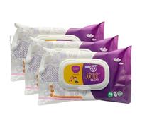 Salviette Imbevute Junior Clean, Detergono con Dolcezza, Lasciando la Pelle Morbida, Idratata e Leggermente Profumata, Confezione da 20 Salviettine (Salviette (3Unità))