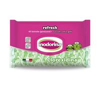 SALVIETTE INODORINA REFRESH 40 PZ - Salviettine detergenti profumate per cani, gatti e cuccioli (6 confezioni)