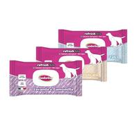SALVIETTE INODORINA REFRESH BIO 30 PZ - Salviettine detergenti biodegradabili in varie profumazioni, per cani, gatti e cuccioli (6 confezioni)