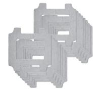 Salviette Lavabili In Microfibra 12 Pezzi Panni For La Pulizia, Compatibili Con Ecovacs For Winbot W2S/W2S Omni, Uso Sostitutivo Del Robot For La Pulizia Delle Finestre