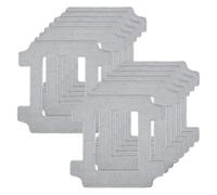 Salviette Lavabili In Microfibra Confezione Da 12 Panni For Pulizia Accessori, Compatibile Con Ecovacs For Winbot W2S/W2S Omni, Robot For La Pulizia Delle Finestre