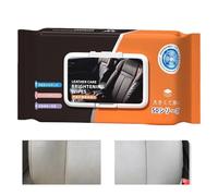 Salviette per auto in pelle,50 unità di smacchiatore per macchie - salviette di pulizia per auto | Per sedile camion cruscotto console rivestimenti scarpe stivali Borse mobili