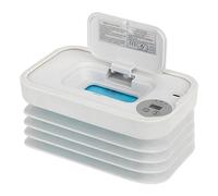 Salviette per bambini, con luce notturna, alimentate tramite USB, dispenser di calore, per casa, auto, viaggi, design pieghevole per portatile e adattivo