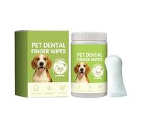 Salviette per denti per cani - Salviette per denti di cani - 50 pezzi deodorante per l'alito per piccoli animali domestici spazzolatura cura dell'igiene dei cuccioli