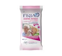 Salviette per l’Igiene Intima degli Anziani - con Estratti di Rosa Centifolia e Tiglio - Azione Riequilibrante - Antiodore - Formato: 60 Salviette - FRIA Senior