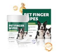 Salviette Per La Pulizia Dentistiche Per Cane E Gatto | Spazzolino Da Denti Digitale Per Cane 50 Unità | Elimina Il Cattivissimo Per Governare Viaggio Casa All'aperto - Forniture Per Il Bagno Per