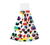 Salviette per le mani in velluto di corallo ispirate a Warhol - Asciugamani da appendere per cucina, bagno, campeggio, all'aperto e altro ancora, strofinacci assorbenti