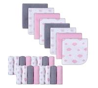 Salviette per neonati, panno da bagno extra morbido e ultra assorbente, grandi regali per neonati e bambini, 23 × 23 cm, confezione da 24
