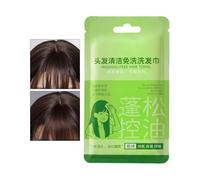 Salviette per shampoo per capelli, asciugamano portatile per frangia con | Salvietta elimina gli odori dei capelli, per palestra, viaggi, mattine occupate, dopo l'allenamento all'aria aperta