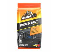 Salviette protettive per interni auto Armor All, con protezione UV contro screpolature e scolorimento, 60 salviette