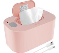 Salviette riscaldanti per bambini, termostato, per cambiare il pannolino in modo confortevole, salviettine umidificate più calde e dispenser, contiene una confezione completa di salviettine alimentate