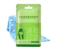 Salviette Shampoo - Asciugamano Detergente Volumizzante Per Capelli Senza | Portatile | Fragranza A Lunga Durata | Salviette Detergenti Per Il Cuoio Capelluto Dopo Il Parto, Viaggi, Palestra, Allenamen