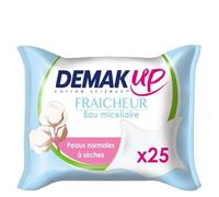 Salviette Struccanti Acqua Micellare, Pelle Normale, 25 Pezzi (6 Pezzi)