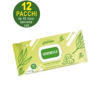 Salviette umidificate igienizzanti citronella per cani e gatti Record