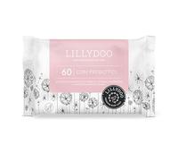 Salviettine con prebiotici LILLYDOO, 60 pz, delicate sulla pelle | Tessuto 100% senza plastica, zero profumi: la pulizia che aiuta a rafforzare la barriera cutanea del tuo bambino.