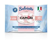 Salviettine Detergenti per Cuccioli CAMON - 40 Pezzi in Cotone