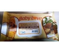 Salviettine imbevute Baby love Olio di argan 72 salviettine x 6 confezioni