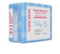 Salviettine Umidificate Topicrem BABY [pacco da 4] [60 Unità]