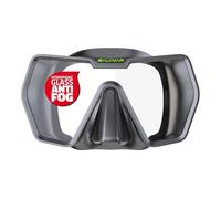 Salvimar Maschera subacquea Drake Anti Appannamento, cinghiolo elastico, Grigio