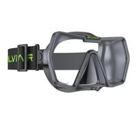Salvimar Drake Anti Fog, Maschera Adulto Anti Appannamento, con cinghiolo elastico, per immersioni subacquee e snorkeling, Grigio