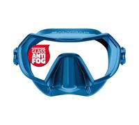 Salvimar, Endless Anti Fog, Maschera Adulto in silicone con Lenti Anti Appannamento, per pesca subacquea, snorkeling, immersione, Blue Metallizzato