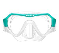 Salvimar Horizon, Maschera per Snorkeling Ragazzo/Ragazza, Silicone Trasparente - Aquamarine/Bianco