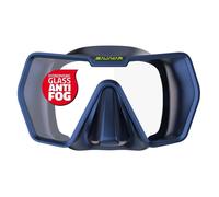 Salvimar Maschera subacquea adulto Drake Anti Fog – Anti appannamento, cinghiolo elastico – Blu