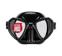 SALVIMAR Morpheus Anti Fog, Maschera anti appannamento, per Pesca Subacquea, Snorkeling, Unisex adulto, Nero/Nero