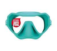 Salvimar Neo Anti Fog, Maschera Adulto Anti Appannamento, per pesca subacquea, immersioni e snorkeling, Aquamarina