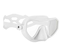 Salvimar Neo, Maschera Adulto, per pesca subacquea, immersioni e snorkeling, Bianco