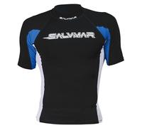 Salvimar Oasi Rash Guard Short SL Man, Maglia Elastica Protettiva Uomo Manica Corta, in Tessuto, con Protezione UV (UPF) +50, M