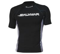 Salvimar Oasi Rash Guard Short SL Man, Maglia Elastica Protettiva Uomo Manica Corta, in Tessuto, con Protezione UV (UPF) +50, S