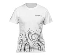 Salvimar, Official T-Shirt Octopus, Manica Corta,White/BK Tg. S