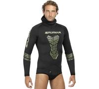 Salvimar Spearfishing Wetsuit, muta da pesca subacquea, in neoprene mimetico Yamamoto 39, disponibile singola giacca e singolo pantalone, negli spessori 3,5, 5 e 7 mm., UOMO, Tg. XXL