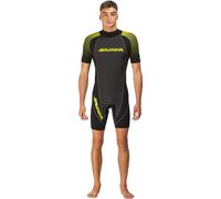 Salvimar Surf Shell, Muta Corta Uomo, Nero e Giallo Fluo, XXXL