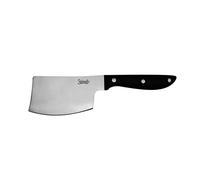 Salvinelli MALBI BISTROT MANARETTA Liscia Set 6 Pezzi, Acciaio Inossidabile, Nero