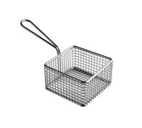 Salvinelli Cestino Frittura Quadrato 10 x 10 Cm Acciaio