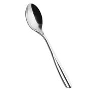 Salvinelli MOTR Trend Moka - Cucchiai in acciaio INOX, con estremità a specchio, spessore 4,0 mm, lunghezza 103 mm, 12 pezzi