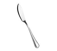 Salvinelli Queen Set Coltelli Pesce Acciaio Inox 18/10, Coltello da Pesce 12 Pezzi, Spessore 2,5 mm, Made in Italy, Finitura Lucida