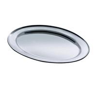 Salvinelli Piatto Ovale, 55 x 37 cm, in Acciaio Inox, 55 x 37 x 30 cm