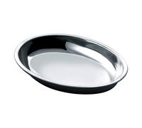 SALVINELLI VASSOIO VASCHETTA OVALE PORTATA BUFFET INOX 23 - 26 - 30 -36 - 41 cm